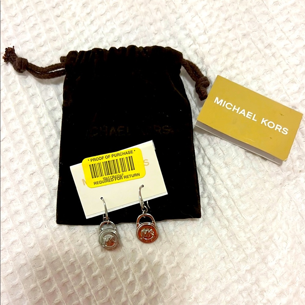 Michael Kors Silver Earrings